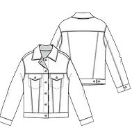 Куртка из джинсы