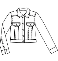 Куртка из джинсы