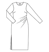 Трикотажное платье